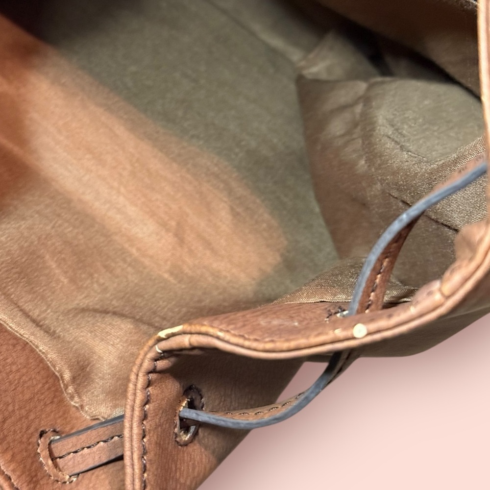 a.n.a (A New Approach) Faux Leather Brown Backpack‎ Purse - Picture 5 of 6